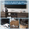 Organizador de Cables, Manguitos de Cable Cubre Cables Protector para