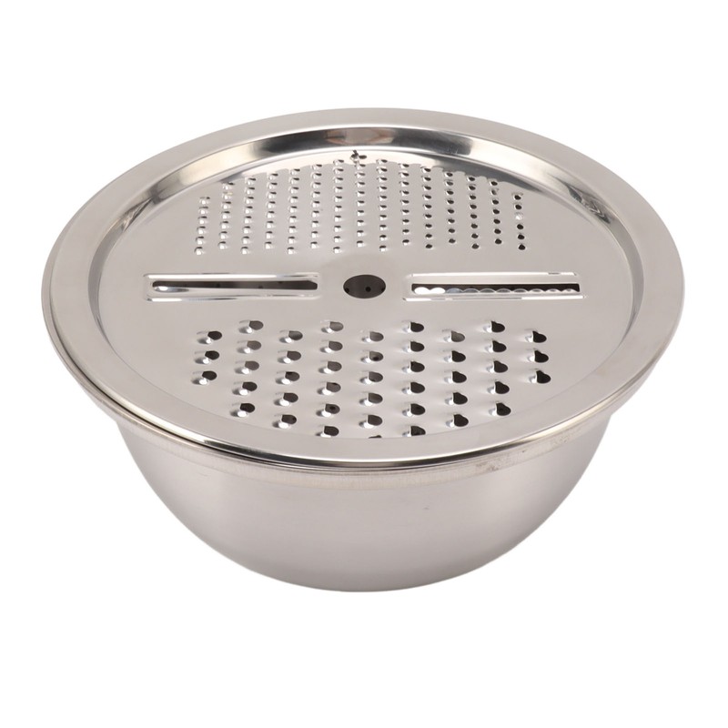 3pcs Stainless Steel Drain Basket Vegetable Cutter 3 in 1