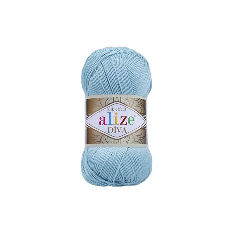 Alize Diva Silky Effect 100% Microfiber Acrylic Yarn 1 Ball
