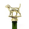Beagle Wine Bottle Stopper - Handmade with Stainless Steel Base