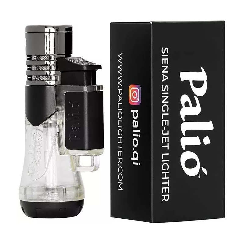 Palio Siena Single Jet Flame Cigar Lighter, Extra Large Fuel