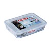 Pyrex Cook & Freeze Rectangular Container Boron 22.5x17.5x6.5cm -1.5l Transparent