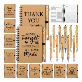 Libreta De Notas Y Plumas Set Regalo Mayoreo 20pcs                                                                                                    