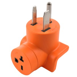 AC WORKS Welder 6-50P Plug to 6-20R 250V HVAC/Power Tools/EV Charging Female Adapter (Compact)