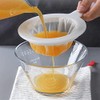 Mesh Kitchen Ultra-fine Mesh Strainer Kitchen Nylon Mesh Filter Spoon for Suitable for Soy Milk Coffee Milk Yogurt