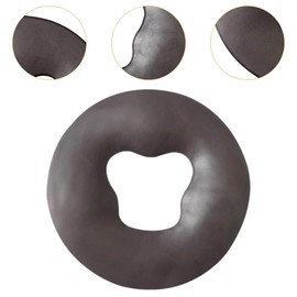 Milageto Face Down Pillow Massage Face Cradle Pad Hollow Round Supplies Salon Massage Pillow Headrest for Napping Salon SPA
