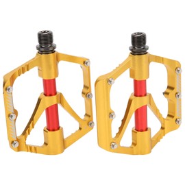 WAKE Bike 3 Bearing Aluminum Alloy Pedal Durable Mountain Bicycle Bearing Pedal AccessoryGolden