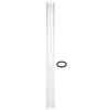 Golden Flame 1-PC Glass Tube Replacement for 4-Sided Tall Pyramid