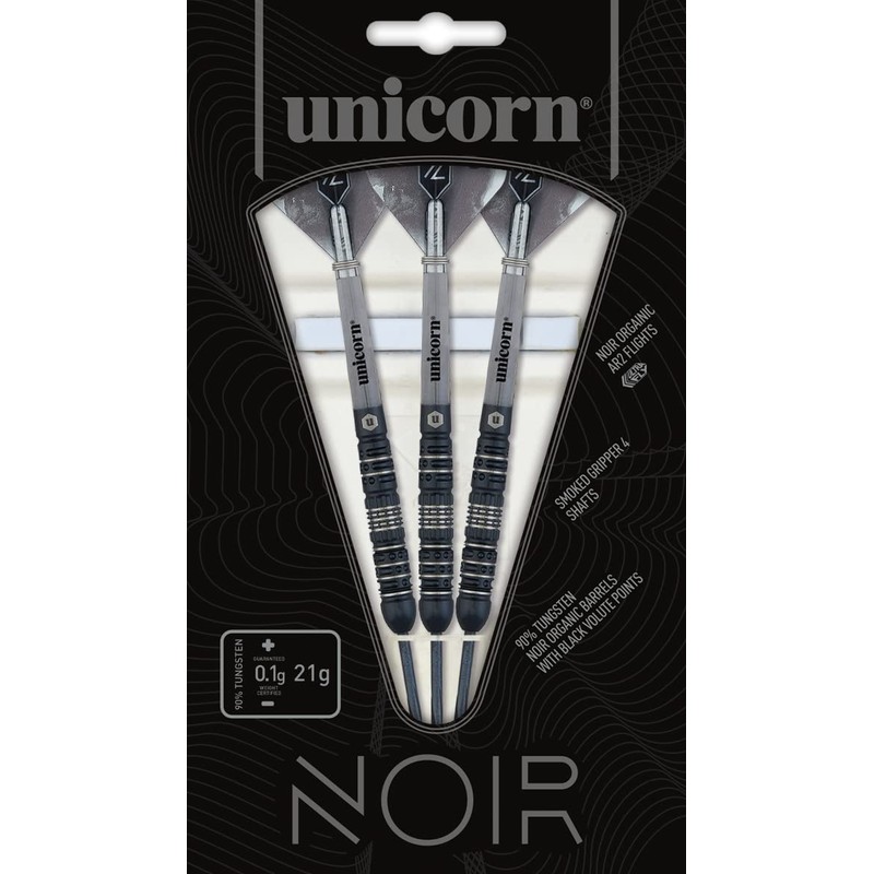 Unicorn Steel Tip Darts Set | Noir Style 4 |