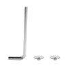 90 Degree Bathroom Door Clip Stainless Steel DoubleSided Shower Glass