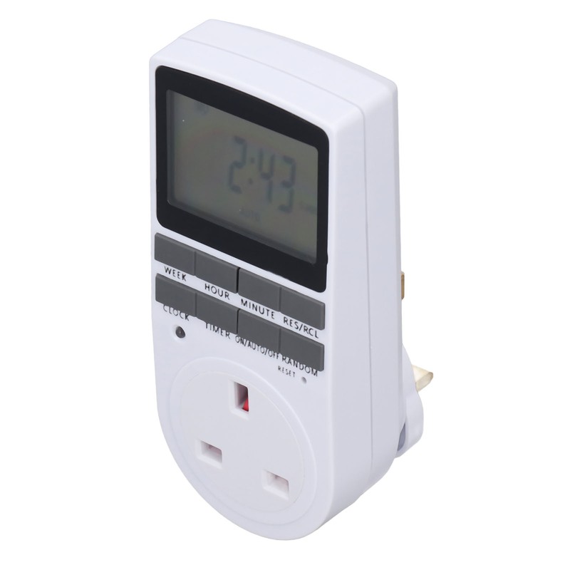 Timer Outlet Digital Intelligent Energy Saving Flame Retardant High Power