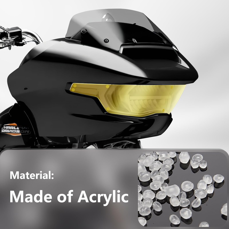 FWXEOZ Motorcycle Accessories Headlight Guard Front Headlamp Protection Cover for