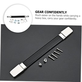 jojofuny 2sets Amplifier Handle End Caps Speaker Strap for Easy Carrying of and Cabinets for Speaker Applications