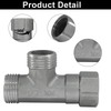 Murtenze Stainless Steel 1/2" G Male 3 Way Diverter, Movable