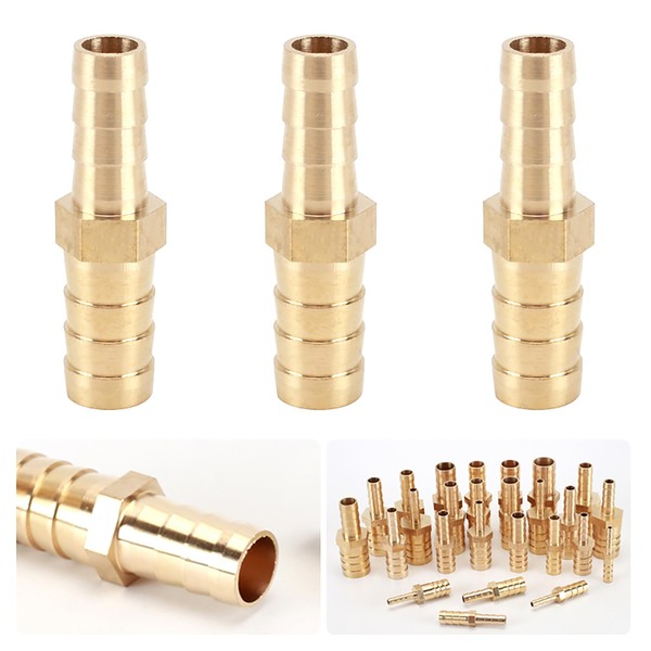 AAGWW 3pcs 10-8mm Hose ID Separator Extender Connector Hose Connector