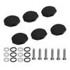 6Set Guitar Tuning Peg Buttons Ebony Metal Tuner Machine Head