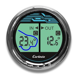 Carlinea 485004 Indoor / Outdoor Thermometer, -50 / +50 °C