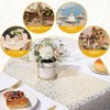 Zayookey Table Runner, Polyester, Silk Screen, Nordic Style, Elegant, Simple,