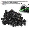 aqxreight - M5 Rubber Nuts Black 5mm Metric Motorcycle Windshield