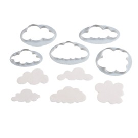 1 FMM Clouds Plastic Cookie Cutter Set