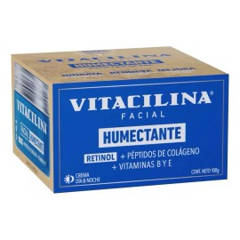 Vitacilina Crema Facial Humectante Retinol Uso Día Noche 100