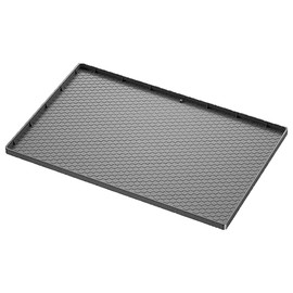 Under Sink Mat for kitchen and bathroom Cabinets 34’’ x 22’’ | Silicone Sink Cabinet Protector with Drain Hole,Flexible Sink Drip Tray | Under Sink Organizers and Storage, Dark Grey