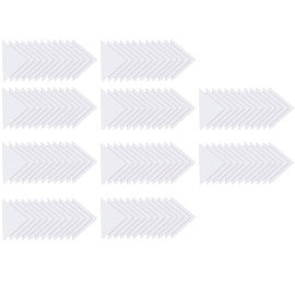 Pack of 120 Pcs Collar Stickers, 2 Inch Triangle Self-Adhesive Shirt Collar Protector for Prevent Wrinkles and Keep Collar Stand (120)