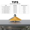 XDENGP 6Pcs Chamfer Router Bits Set 1/2 Inch Shank Carbide