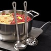 PRETYZOOM 2pcs Slotted Spoon and Soup Ladle Set, Long Handle