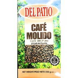 Del Patio Cafe Molido (Ground Coffee) 8.8 Ounces