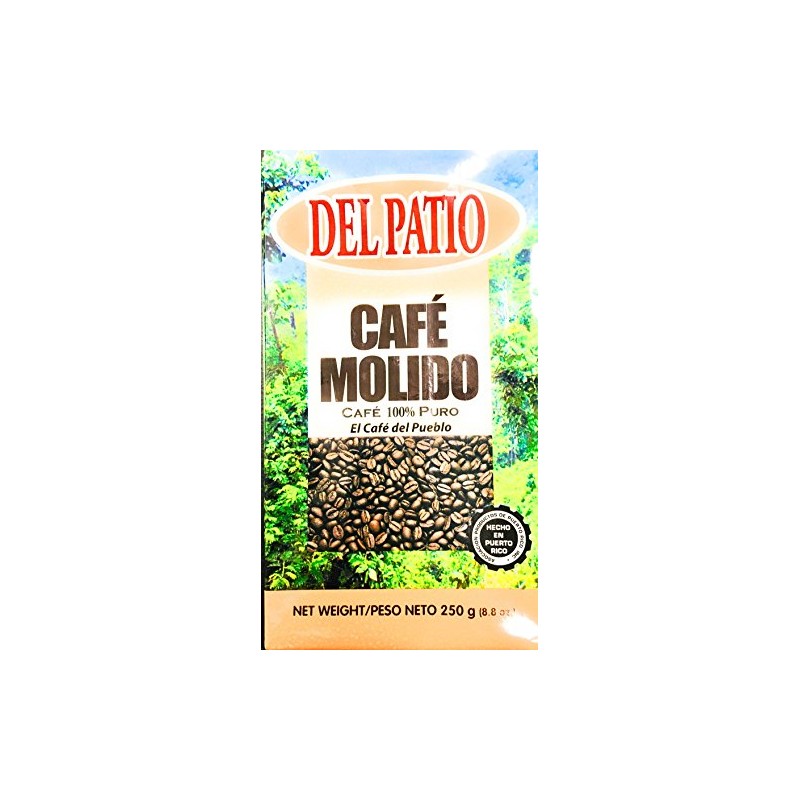 Del Patio Cafe Molido (Ground Coffee) 8.8 Ounces