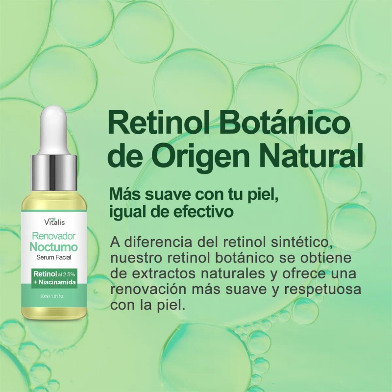 Serum Retinol B3 Natural Antiarrugas Alta Concentración 2.5% Todo Tipo