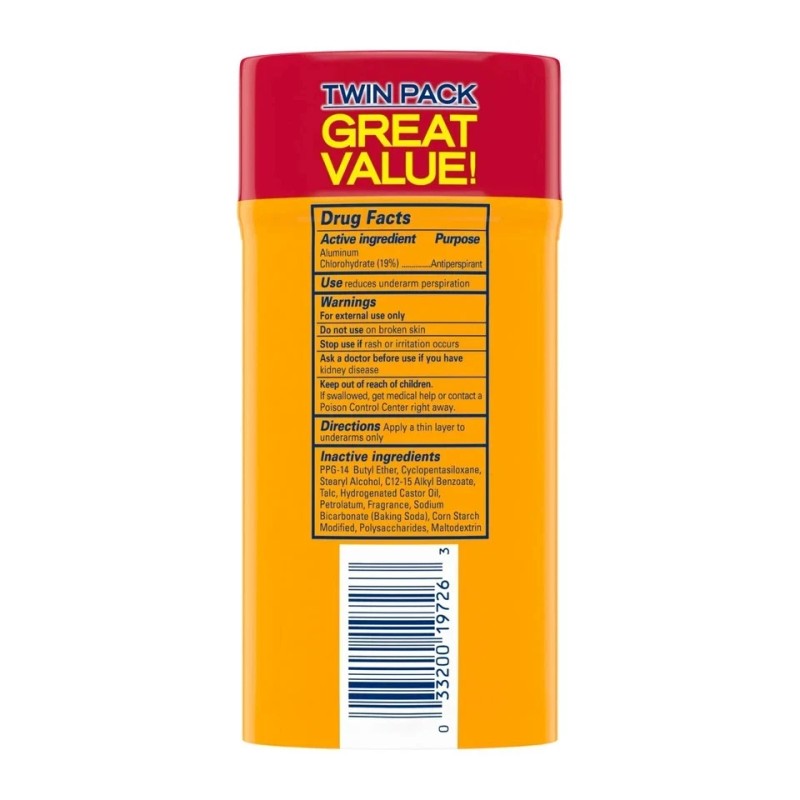 ARM HAMMER ULTRA MAX Deodorant- Fresh- Solid - 2.6 Oz-