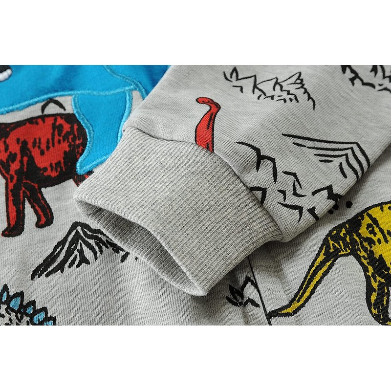 Eulla - Felpa con cappuccio a zip per bambini/ragazzini, con