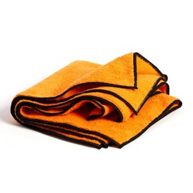 CSF Cleaning Products CC-01 Mikrofasertuch/Poliertuch fürs Auto,40x40 cm,2 Stück, Orange, 40cm x 45cm