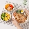 Fayear 50-Pack Disposable Paper Bowls, Biodegradable and Compostable, Eco-Friendly Disposable