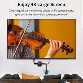 Wireless HDMI Display Adapter 4K, HDMI Dongle Screen Mirroring Display Wifi HDMI Adapter Connector Support Miracast/DLNA/Airplay for Android/i-OS/Windows/Mac OS/HDTV/Monitor/Projector