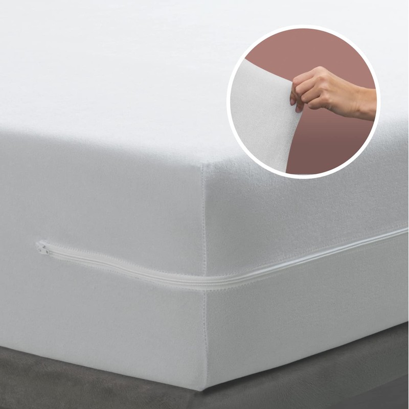 Tural Elasticated Mattress Cover in Silky Soft Microfibre Terry Towelling