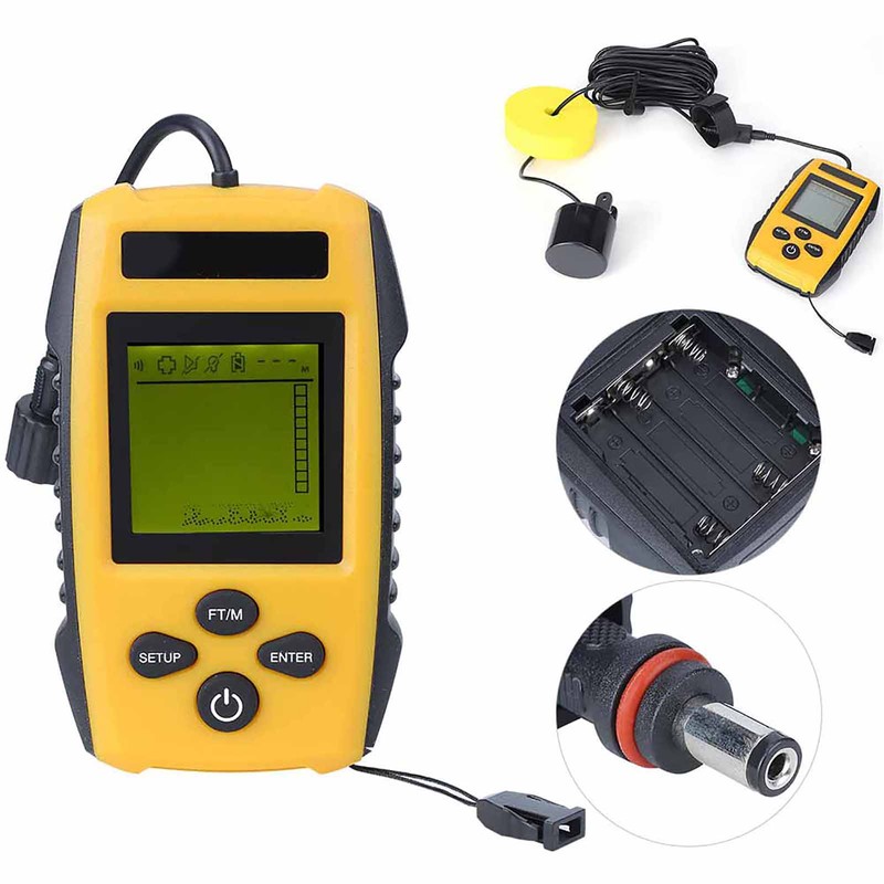 TL88E Portable Fishers Tackle Sonar Sensor Fishfinder Echo Sounder Fish