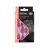 Royal 24 Glue-On Nail Tips - Pink Warrior Almond (met