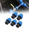 5PCS Plumbing Fittings Water Pipe Quick Connector Coupling Kit Female
