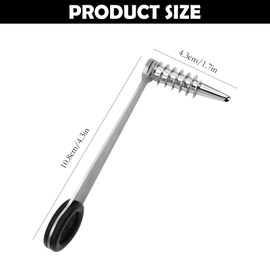 Stainless Steel Flower Curler, Piranha Spiral Cutter Tools, Stainless Steel Kitchen Tools, Easy to Clean Suitable for Cutting Zucchini Potatoes Cucumbers Carrots