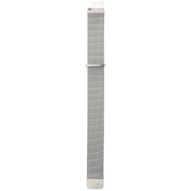 Arias SU20117SV Metal Band Mesh Magnet Watch Strap 0.8 inch (20 mm) Silver, Silver, Luxury
