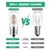 KEIVO LED Microwave Light Bulbs Under Hood, 3W 380LM, E17