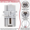 Svicari Tail Light Socket, Stop Lamp Holder with Wiring Harness