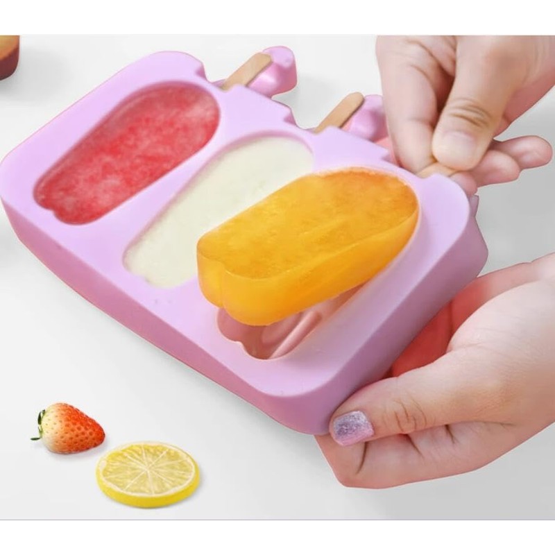 Cute Foot Popsicle Molds Silicone Footprint Ice Pop Molds Homemade
