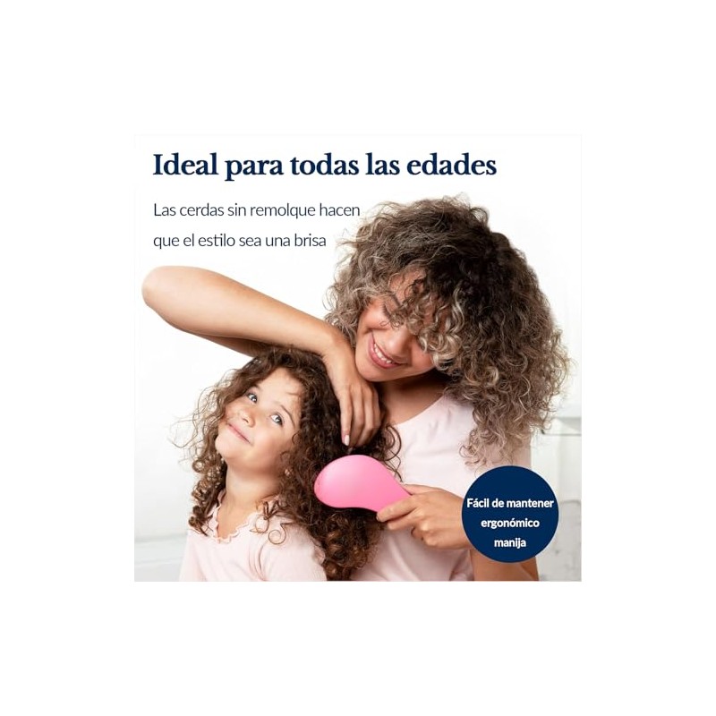 Peine Desecante, Adecuado para Cabello Rizado, Liso, Seco O Mojado,