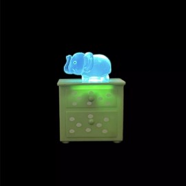 Jazwares baby Alexander’s Light-up Blue Elephant Desk Lamp