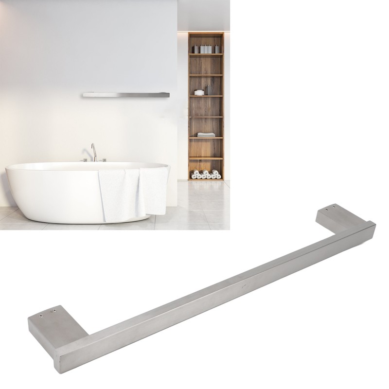 Bath Towel Rack Square Space Aluminum Versatile Widened Towel Bar
