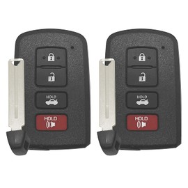 Keyless Entry Remote Key Fob Replacement for Toyota Avalon 2013-2020, Camry 2013-2017, Corolla 2013-2018 FCCID:HYQ14FBA 281451-0020 'G' Board ;by Auto Key Max (2)